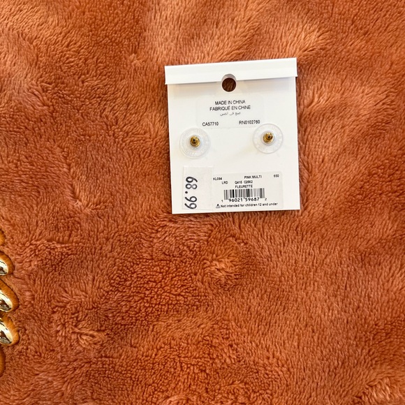 Kate Spade Gold Flower Earrings - Picture 2 of 2